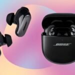 a close up of a pair of earbuds